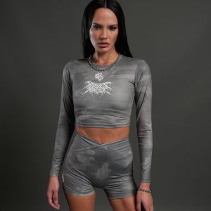 Drip Hesh L/S Energy Top in Lush Vintage Woodland Camo