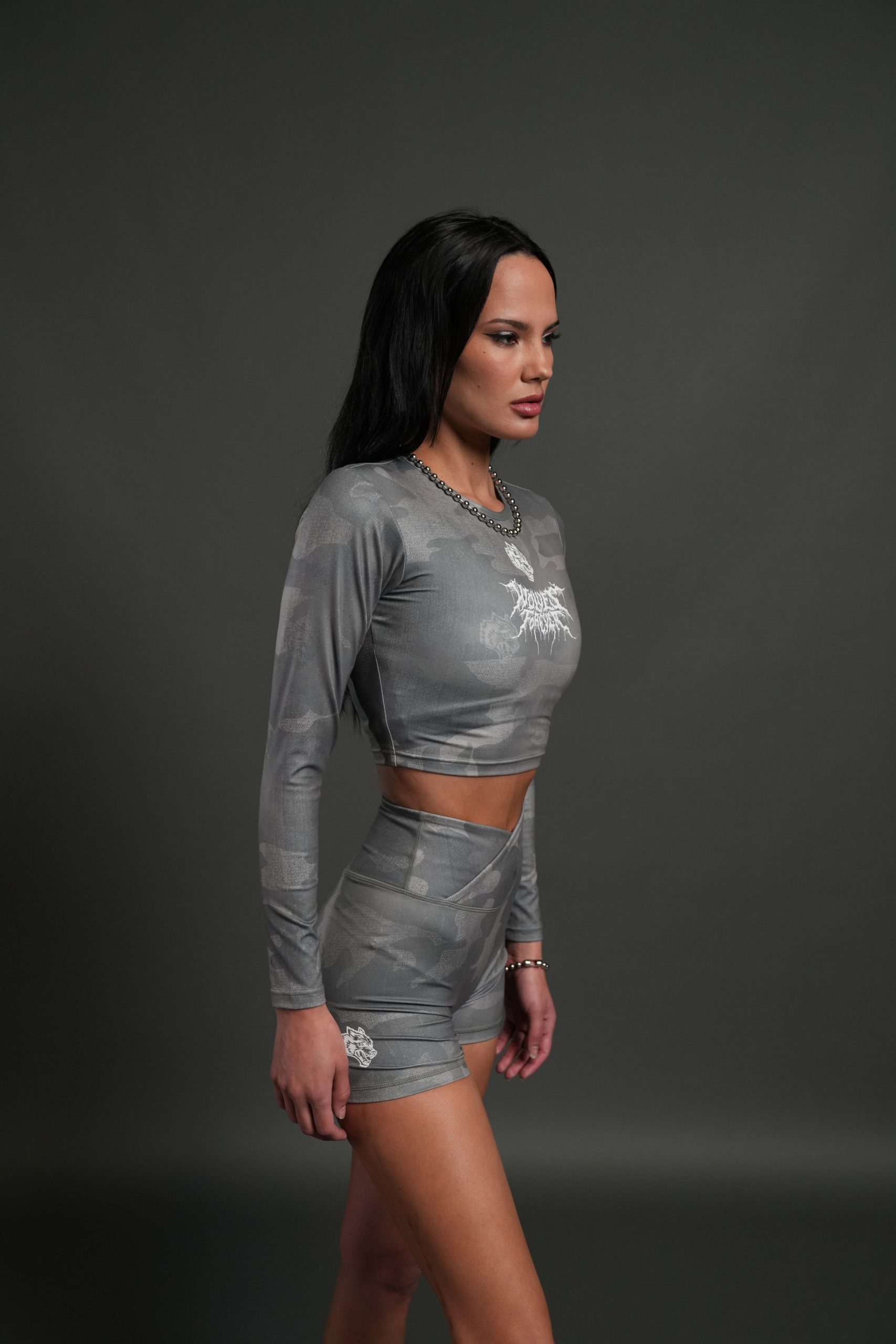 Dual Pearl Shorts in Lush Vintage Woodland Camo - Image 4