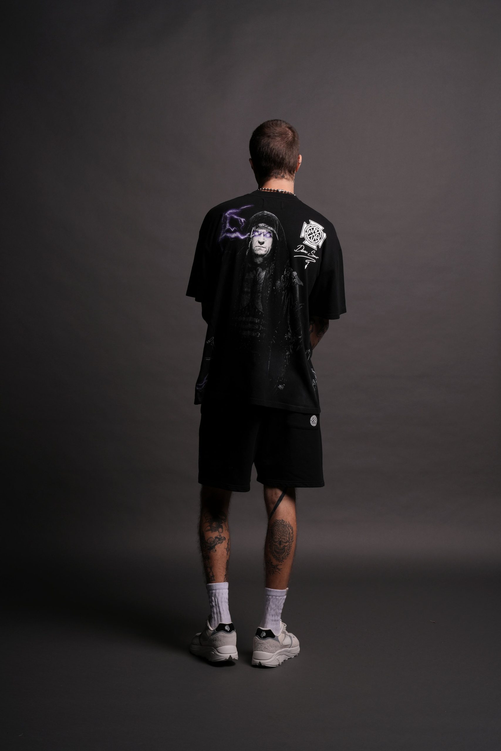 Snake Eyes Side By Side Series Oversized Tee in Black - Image 5