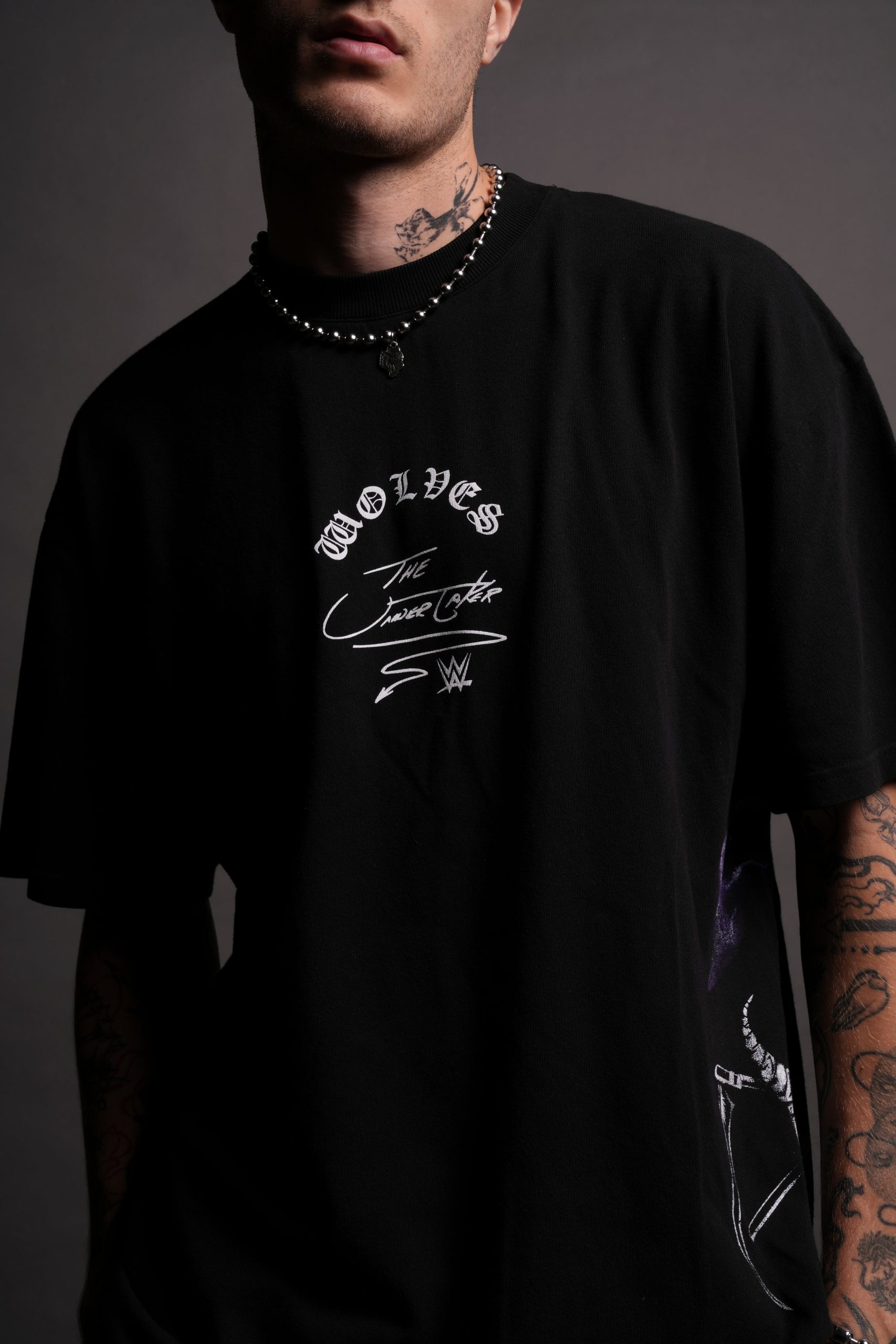 Snake Eyes Side By Side Series Oversized Tee in Black - Image 7