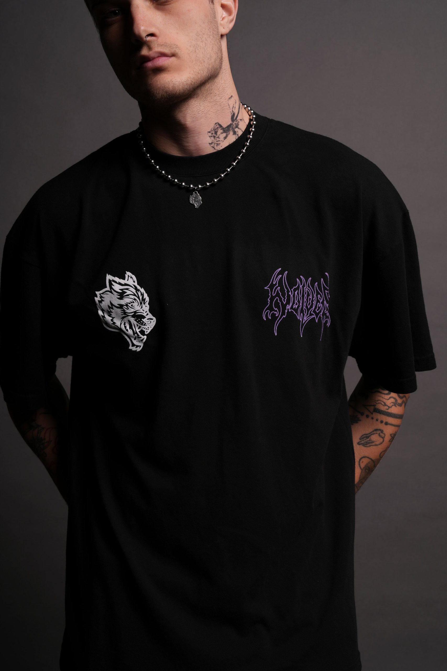 Risen Premium Oversized Tee in Black - Image 7