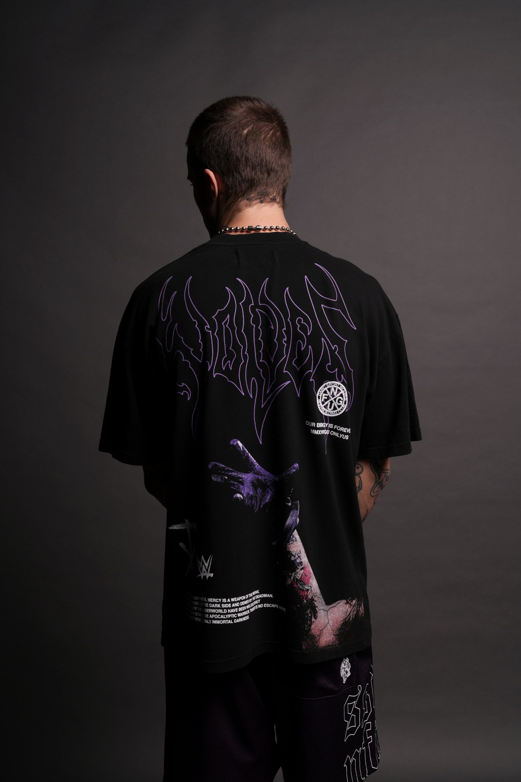 Risen Premium Oversized Tee in Black - Image 5