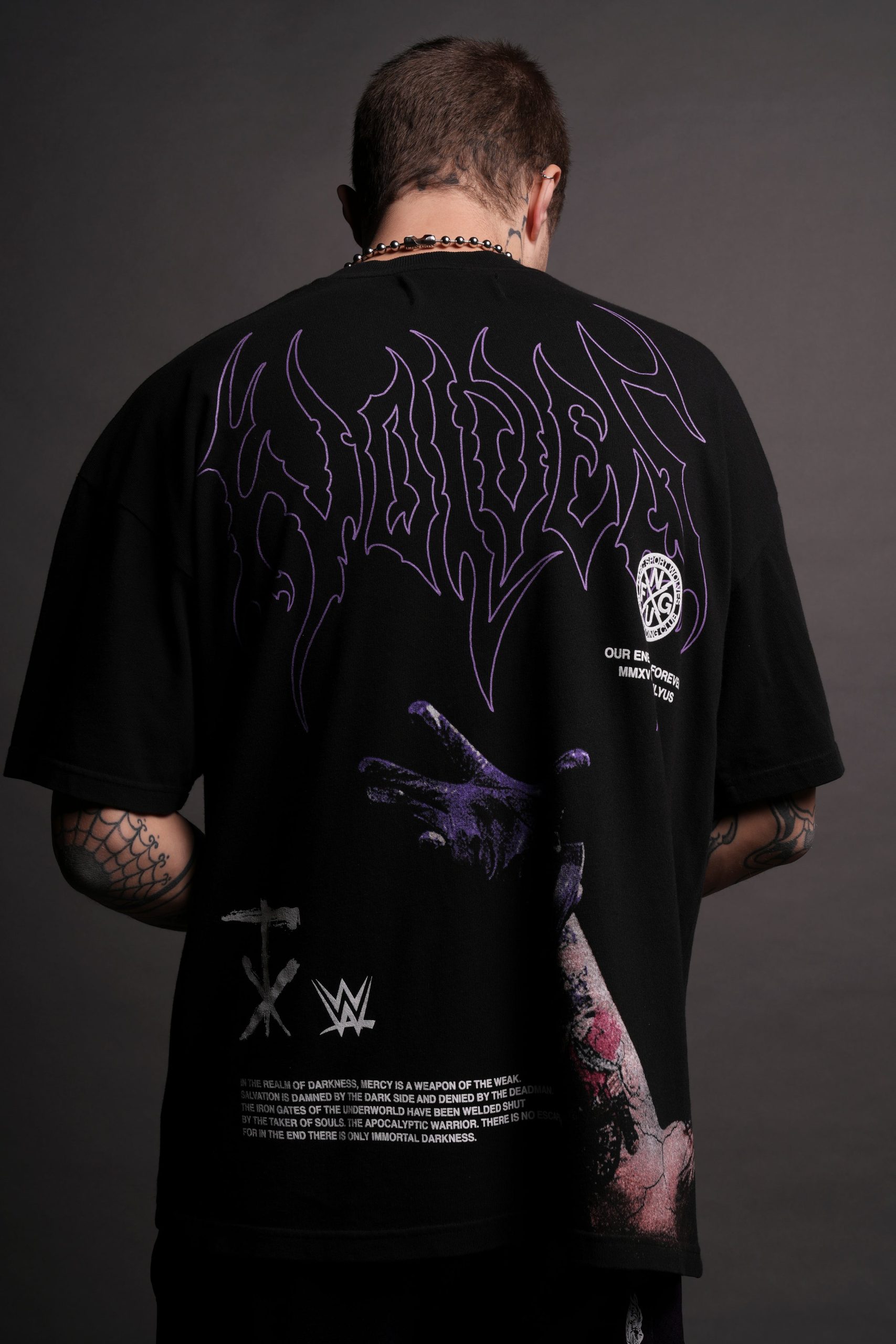 Risen Premium Oversized Tee in Black - Image 9