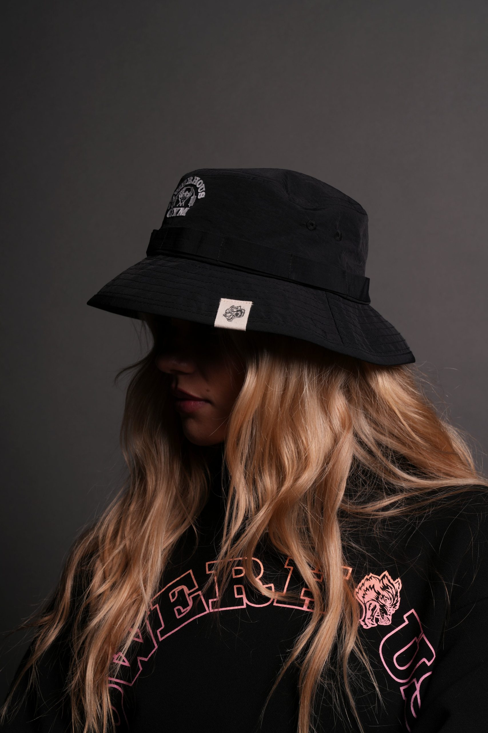 Powerhouse Of The Wolves Forever Boonie Bucket Hat in Black - Image 7