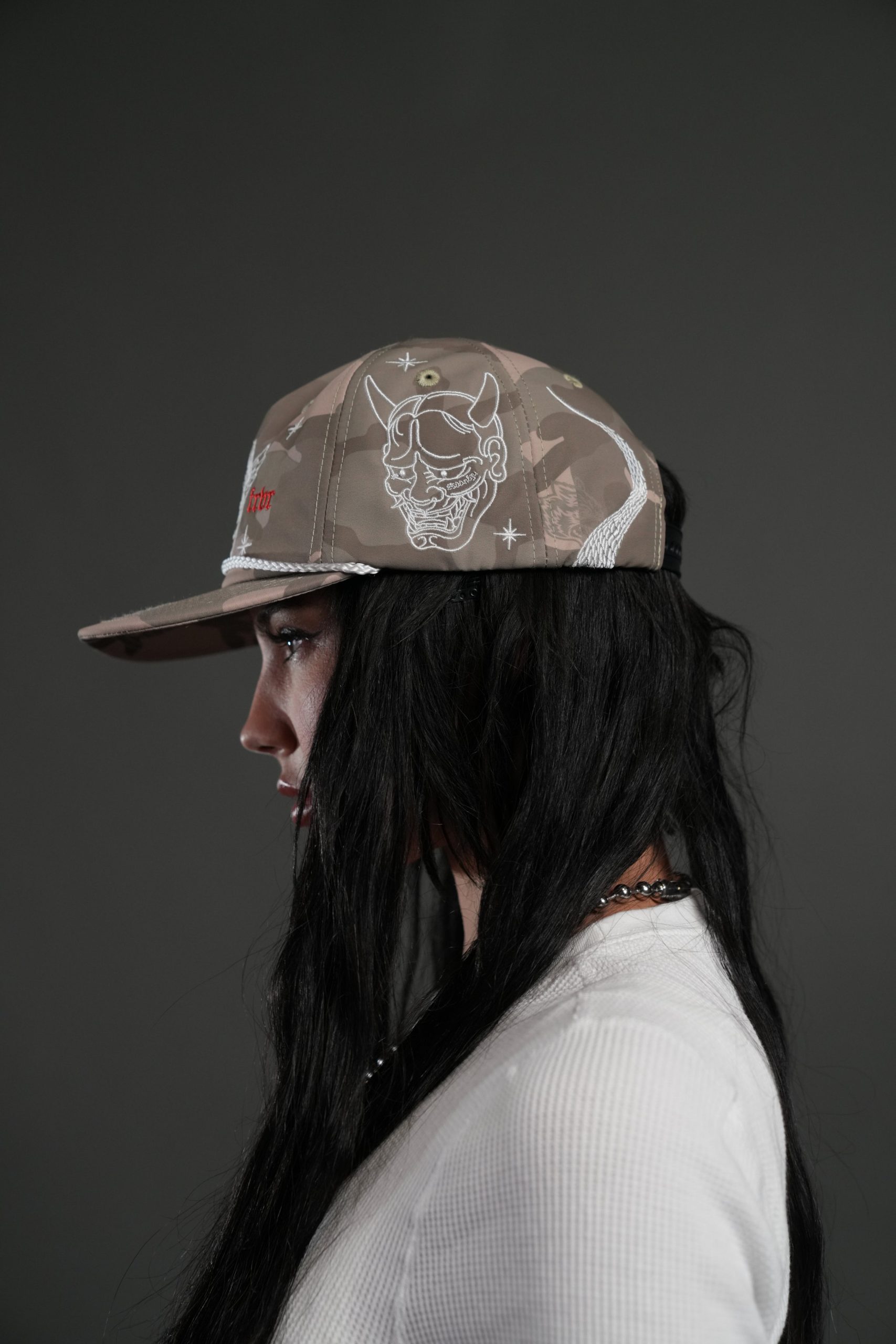 Oni Wolves Paradise Hat in Lush Vintage Woodland Camo - Image 5