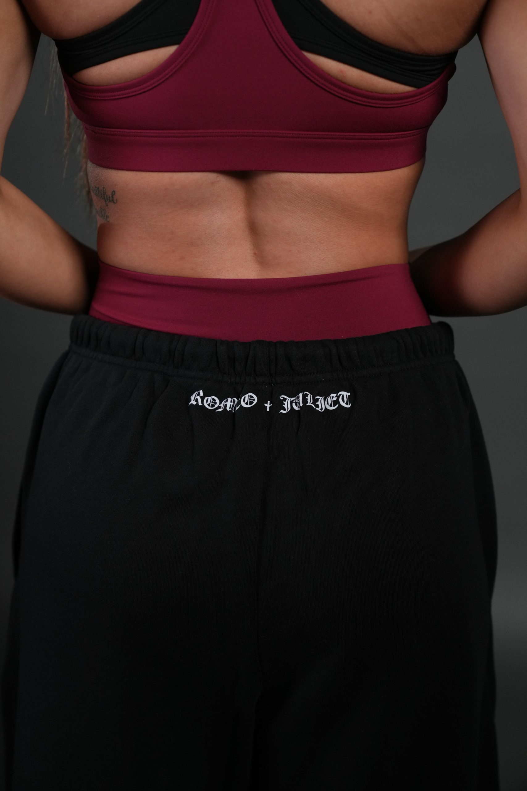 Heart Oath Unisex Lightweight Lounger Sweat Pants in Black - Image 10