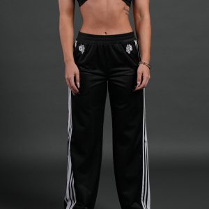Dual Wolf Juliette Tearaway Track Pants in Black