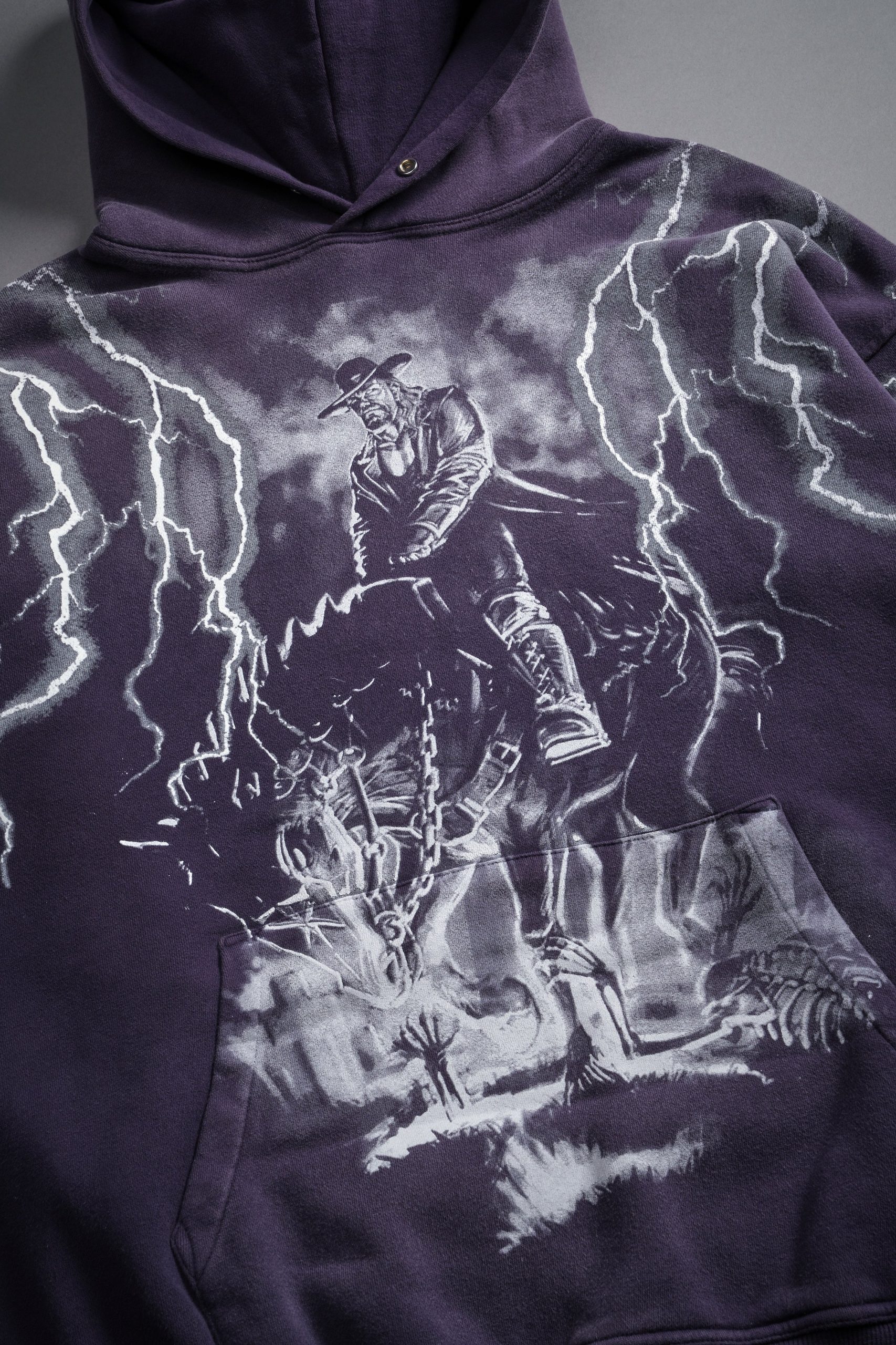 The Last Ride Pierce Hoodie in Phantom Purple Sun Fade - Image 5