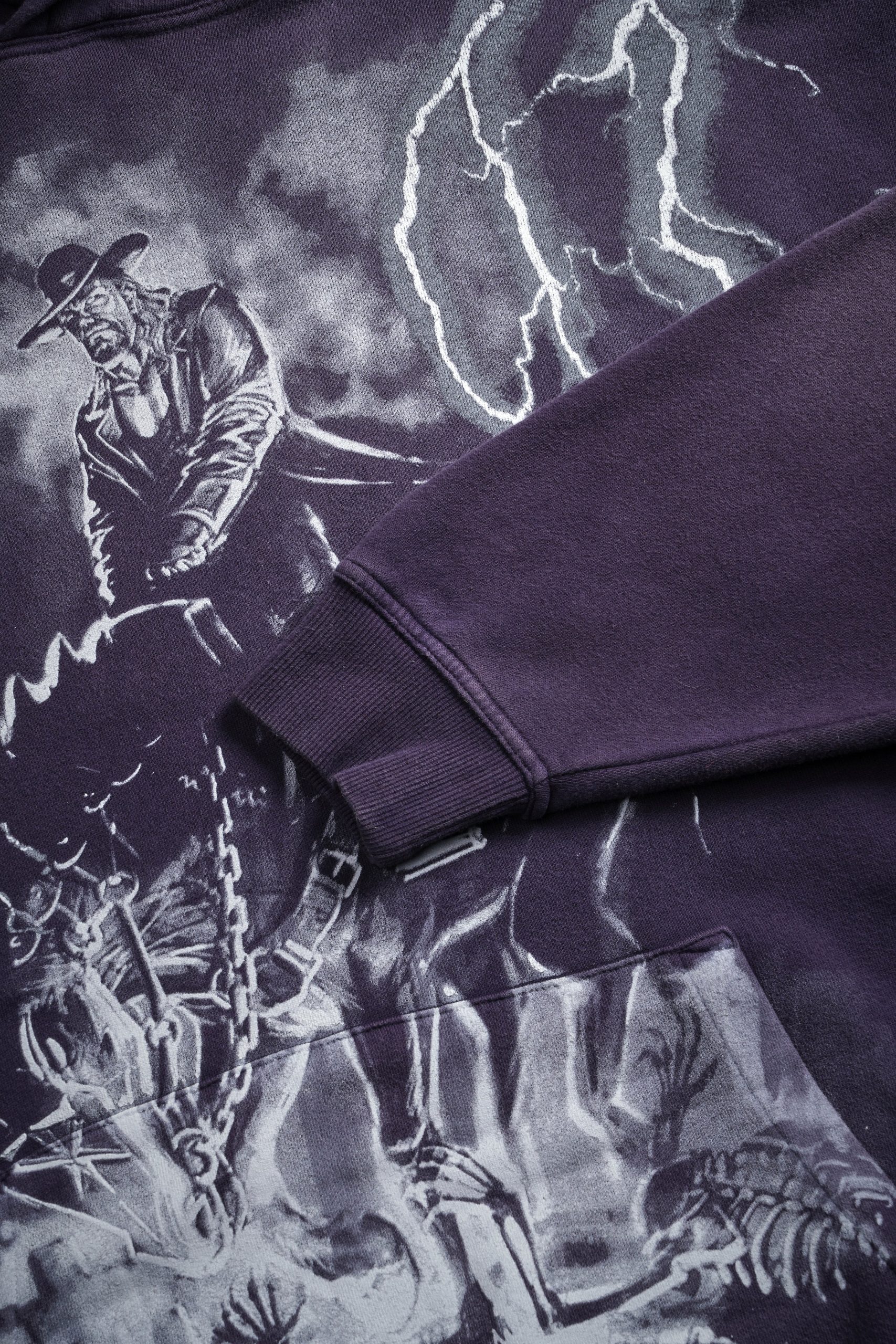 The Last Ride Pierce Hoodie in Phantom Purple Sun Fade - Image 3