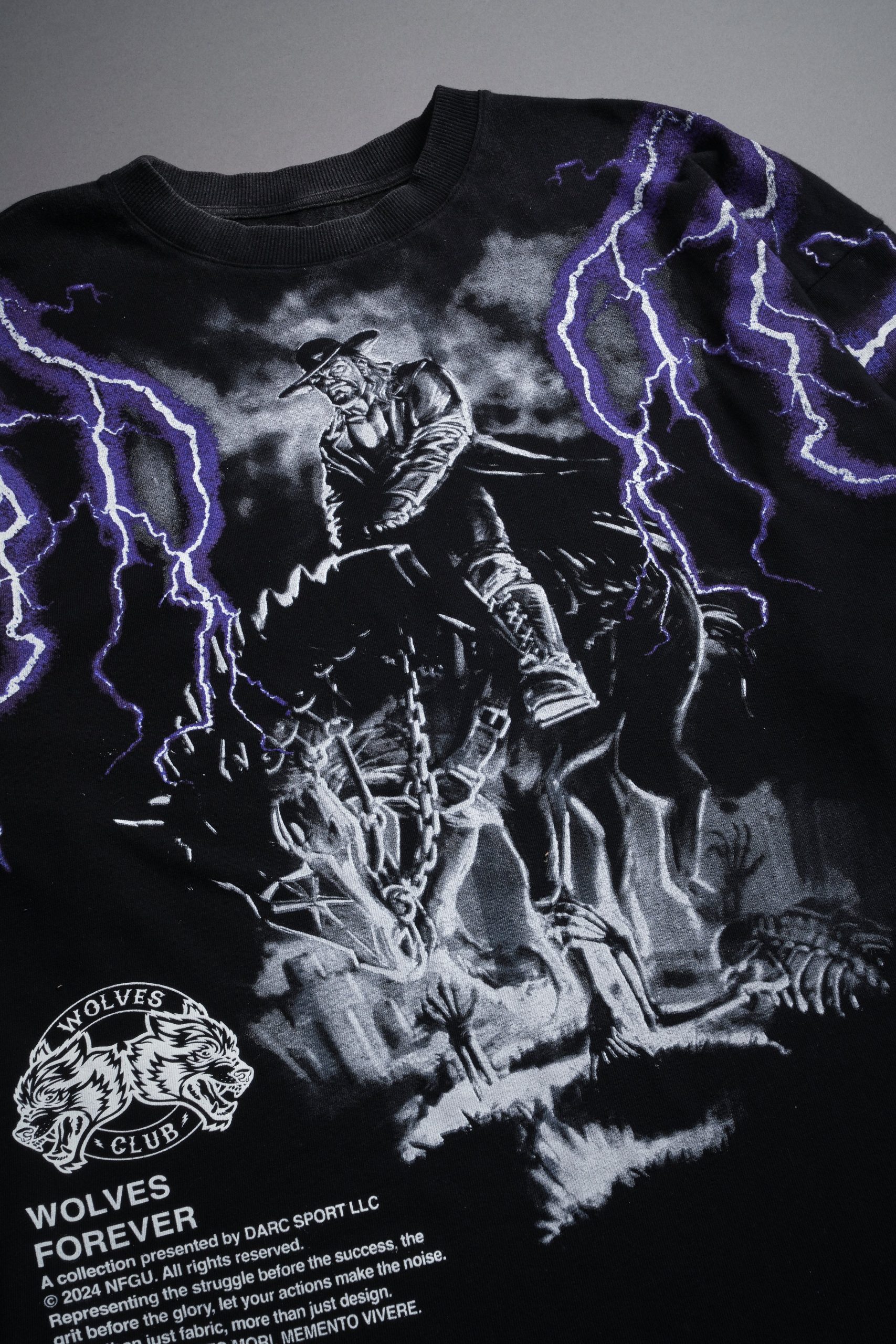 The Last Ride Premium Oversized Tee in Black - Image 4