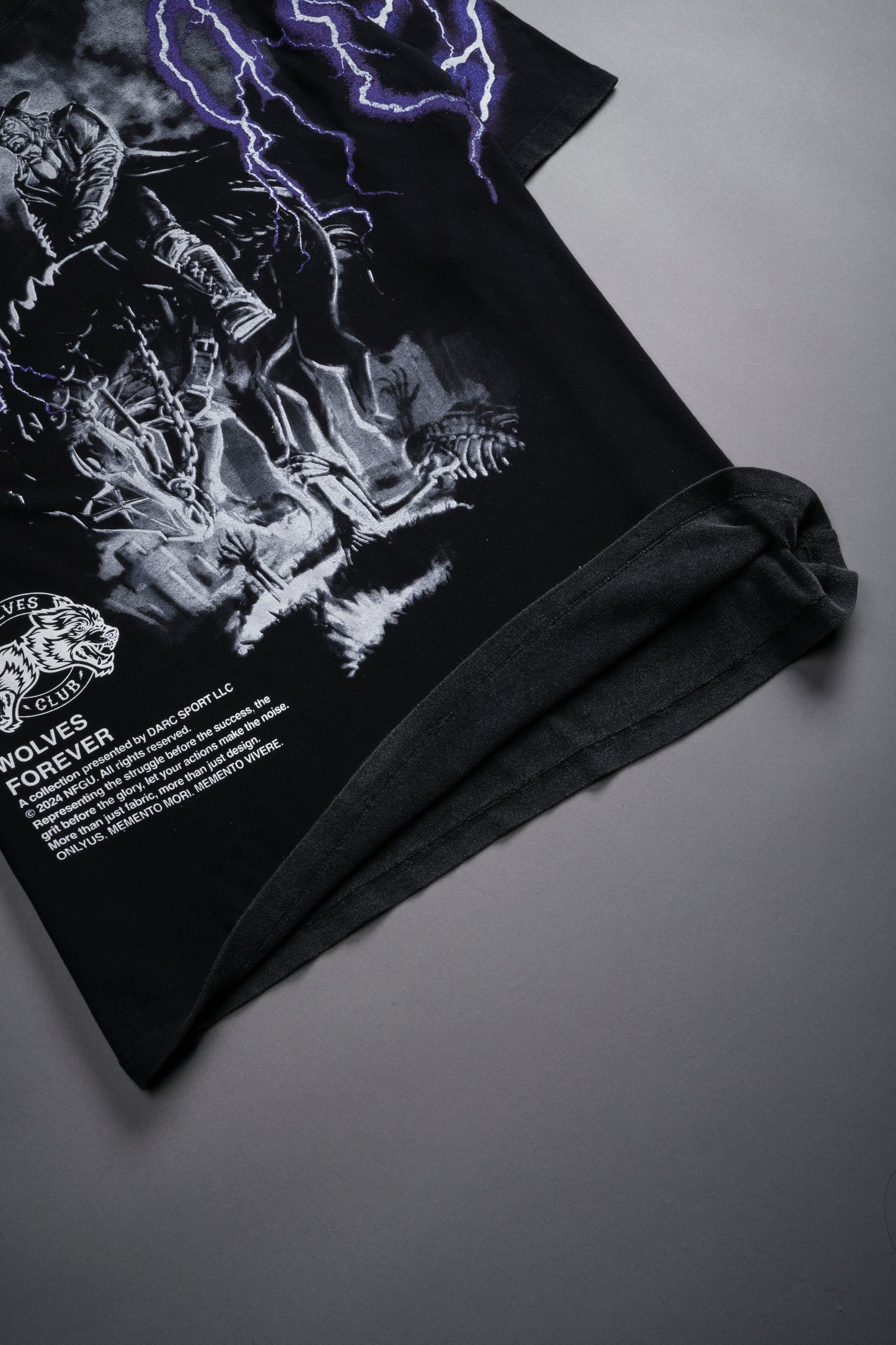 The Last Ride Premium Oversized Tee in Black - Image 3