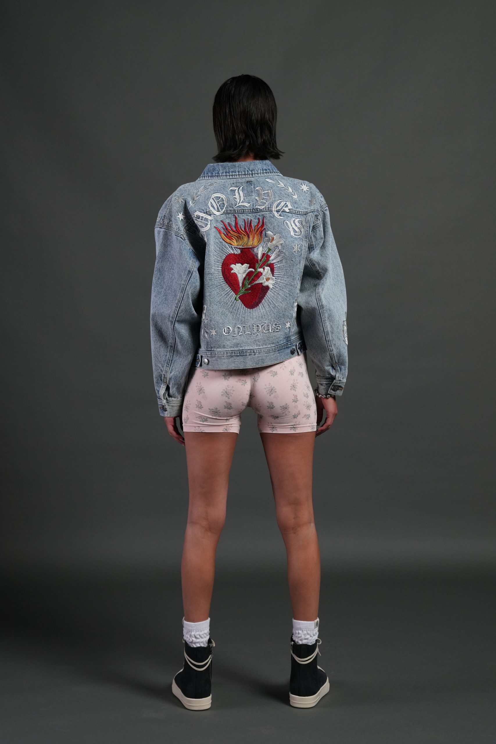 Tales We Tell She American Denim Jacket in Light Wash - Image 5