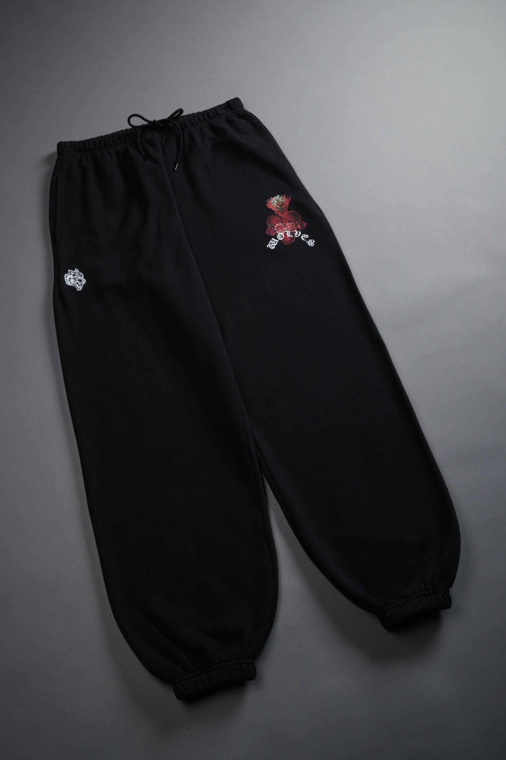 Heart Oath Unisex Lightweight Lounger Sweat Pants in Black - Image 11