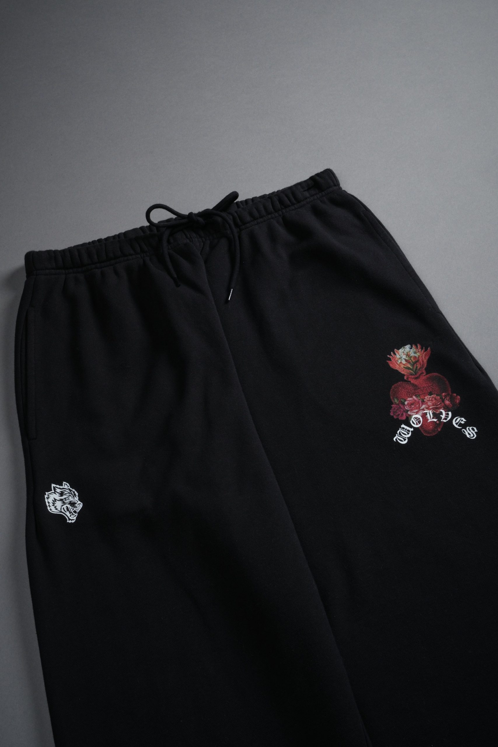 Heart Oath Unisex Lightweight Lounger Sweat Pants in Black - Image 12