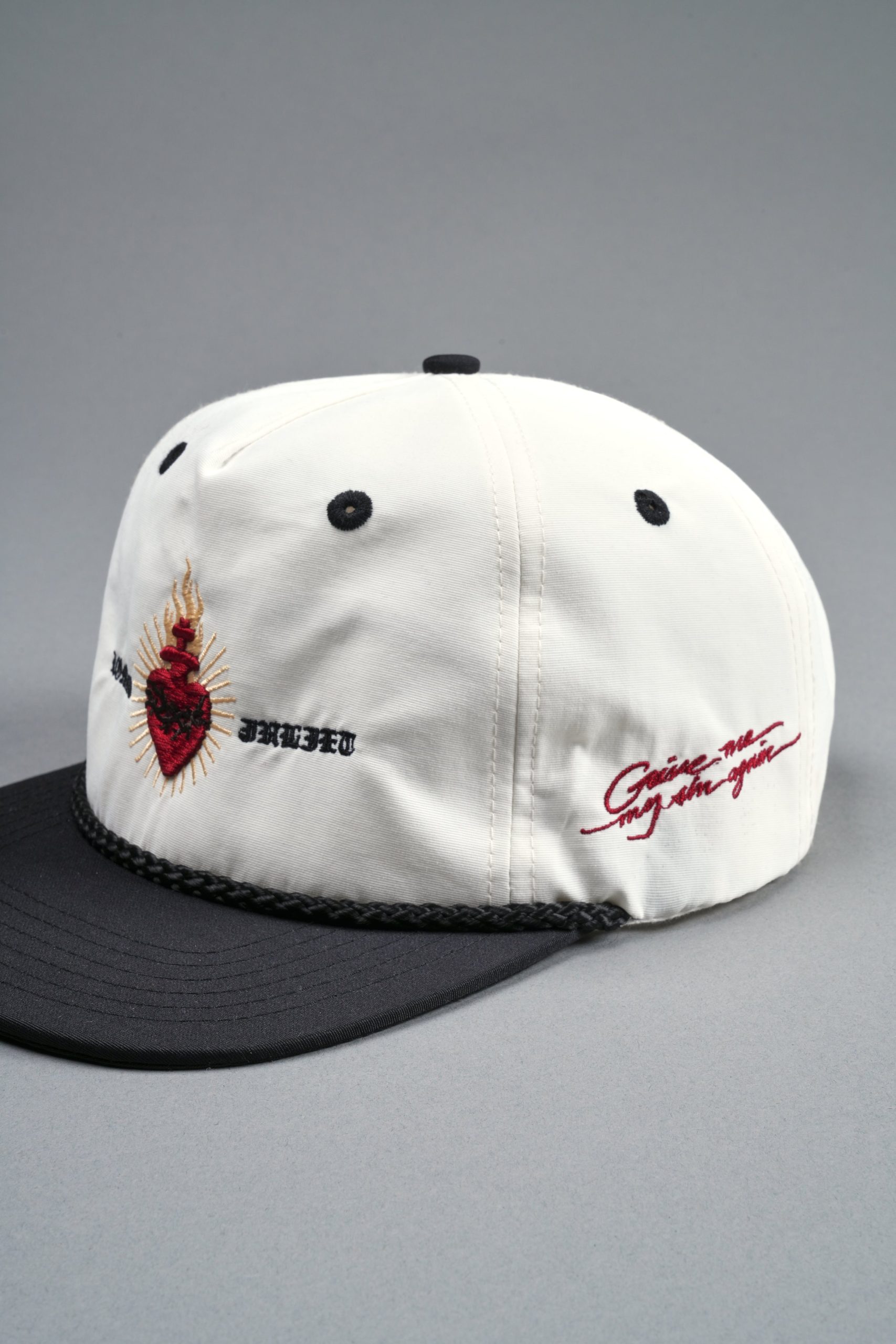 Doomed Love Paradise Hat in Cream/Black - Image 12