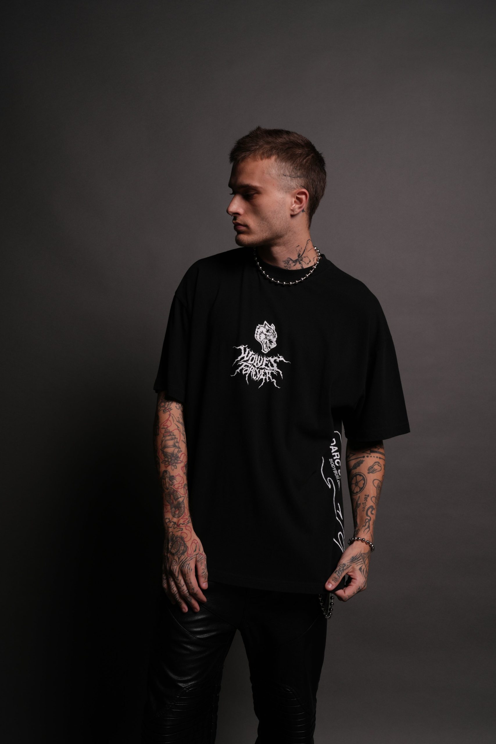 Obito Uchiha Side By Side Series Premium Tee in Black - Image 8