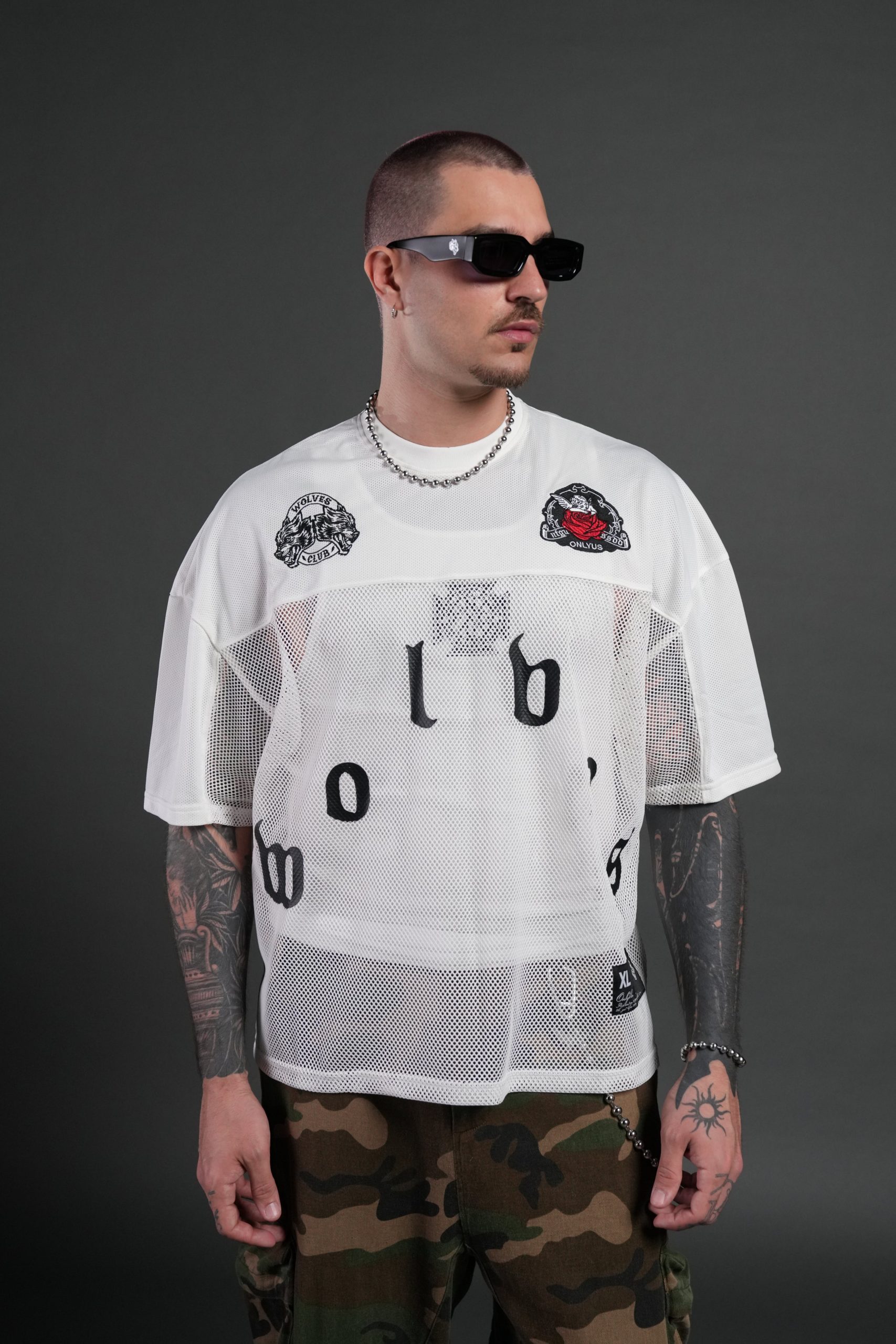 Wolves Pyramid Bobby B Jersey in White - Image 4