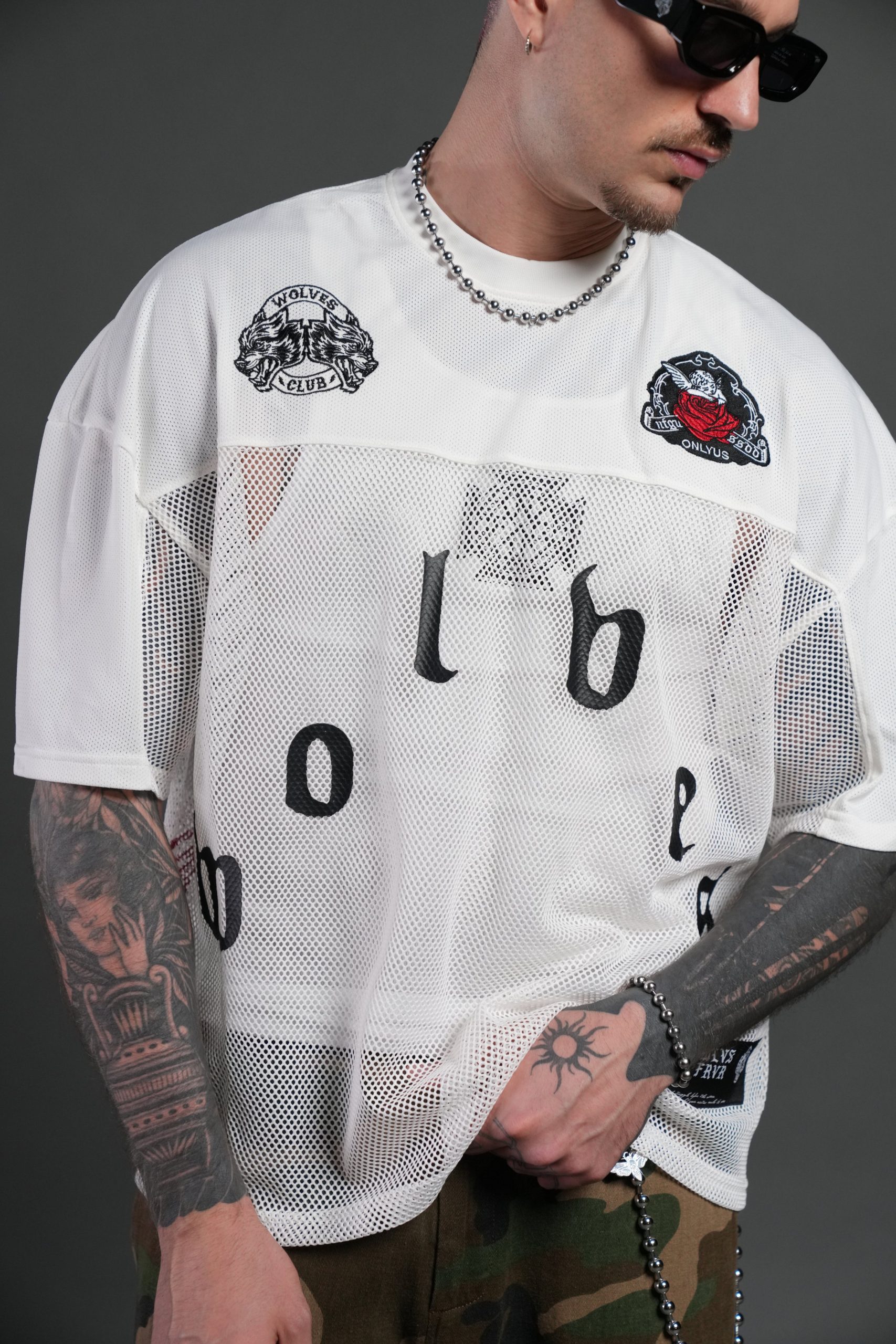 Wolves Pyramid Bobby B Jersey in White - Image 7