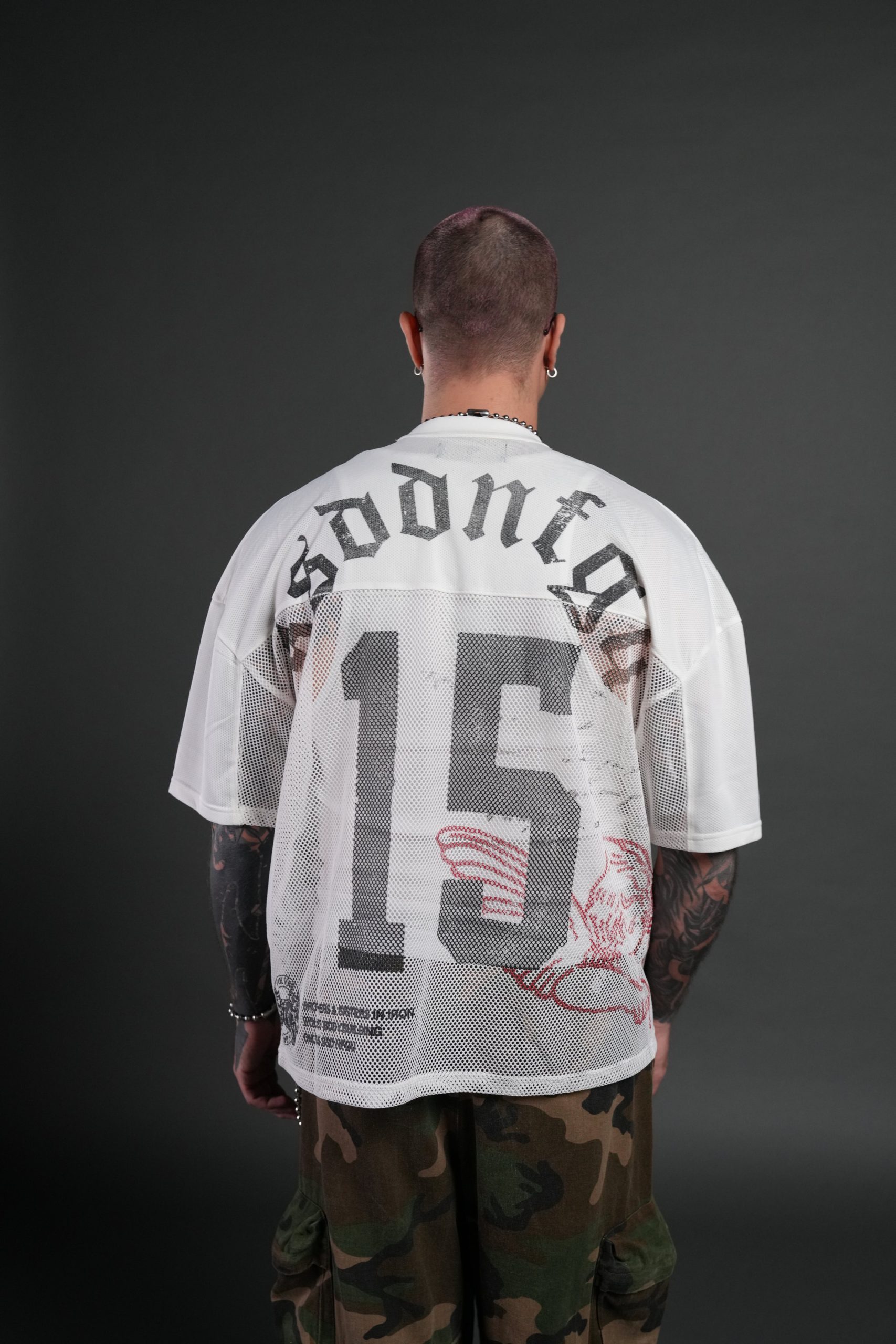 Wolves Pyramid Bobby B Jersey in White - Image 2