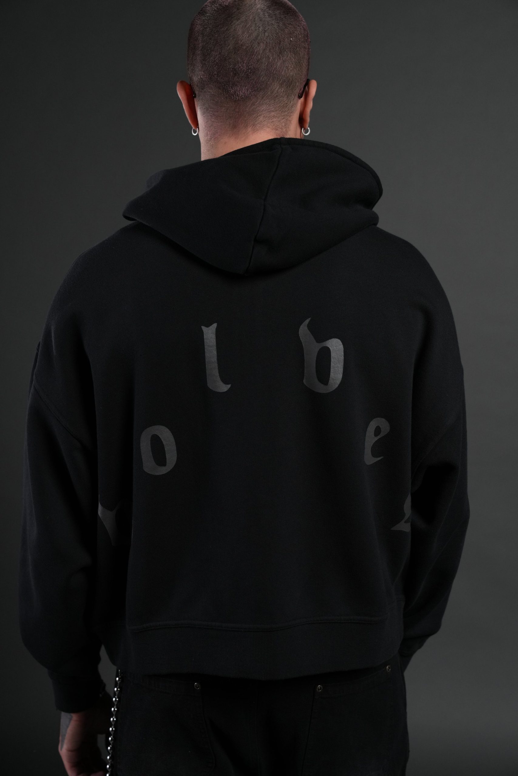 Heart of Thorns Vex Double Zip Hoodie in Black - Image 8