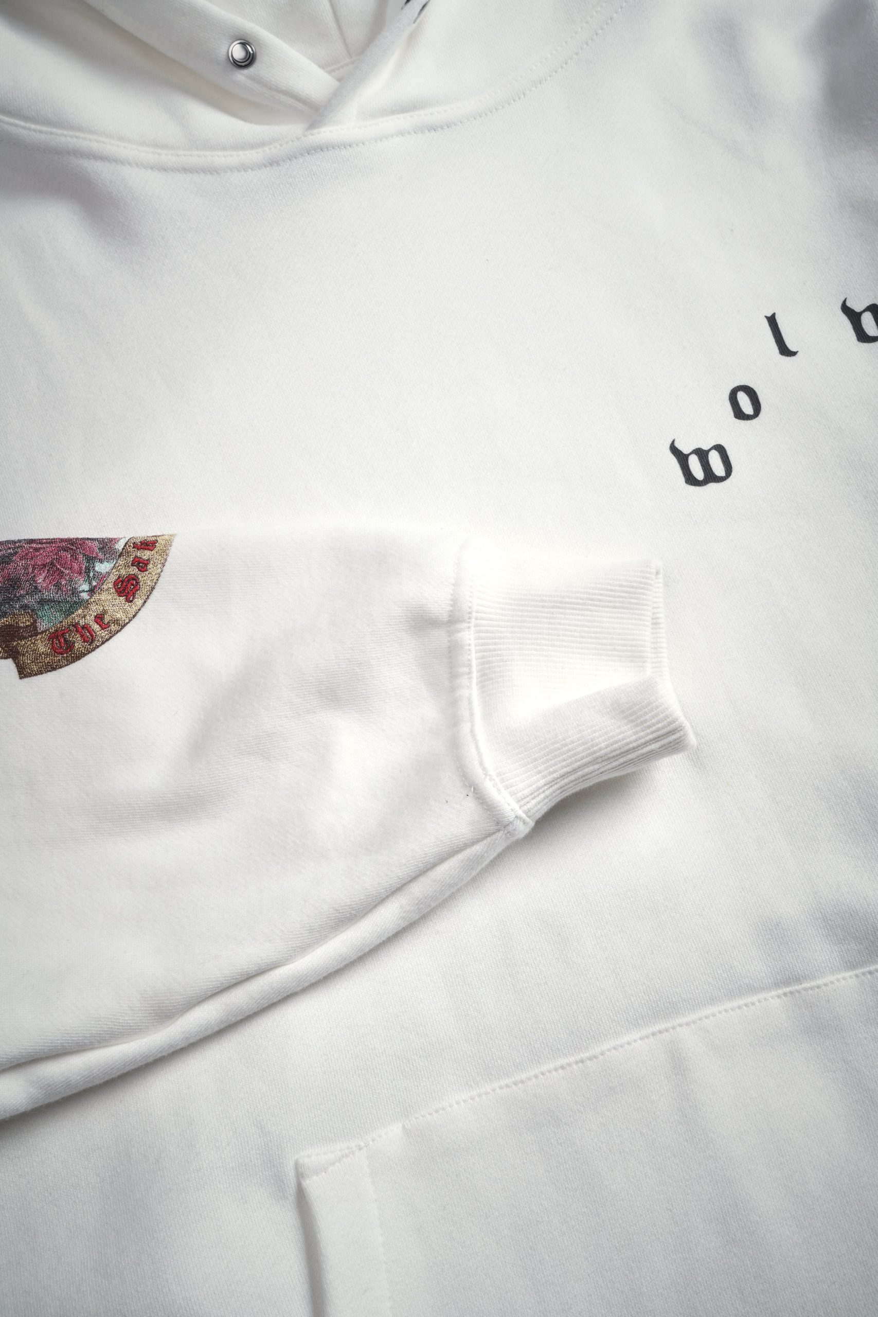 Holy Vow Pierce Hoodie in Cream - Image 8