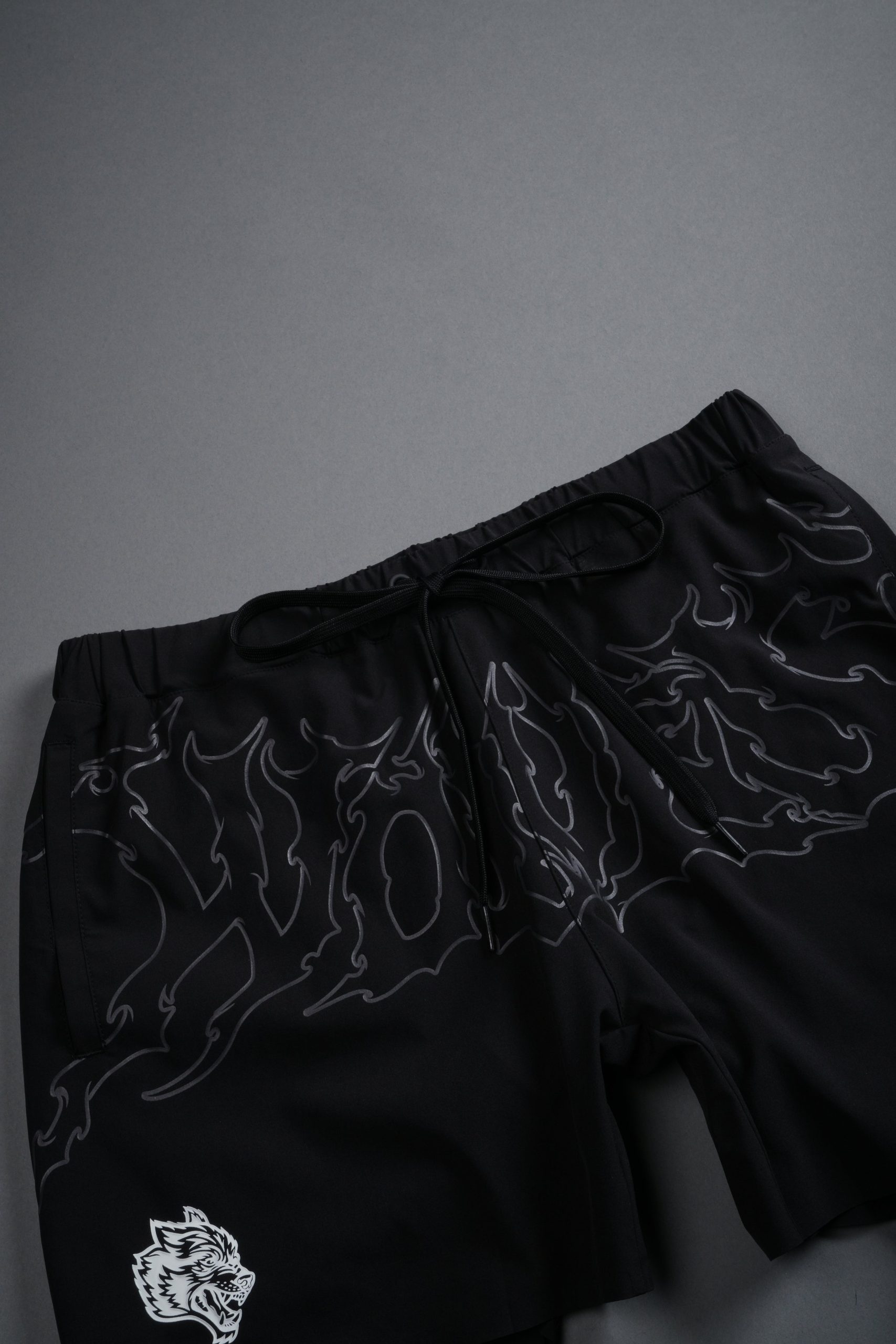 WLVS NFGU Compression Shorts in Black - Image 7
