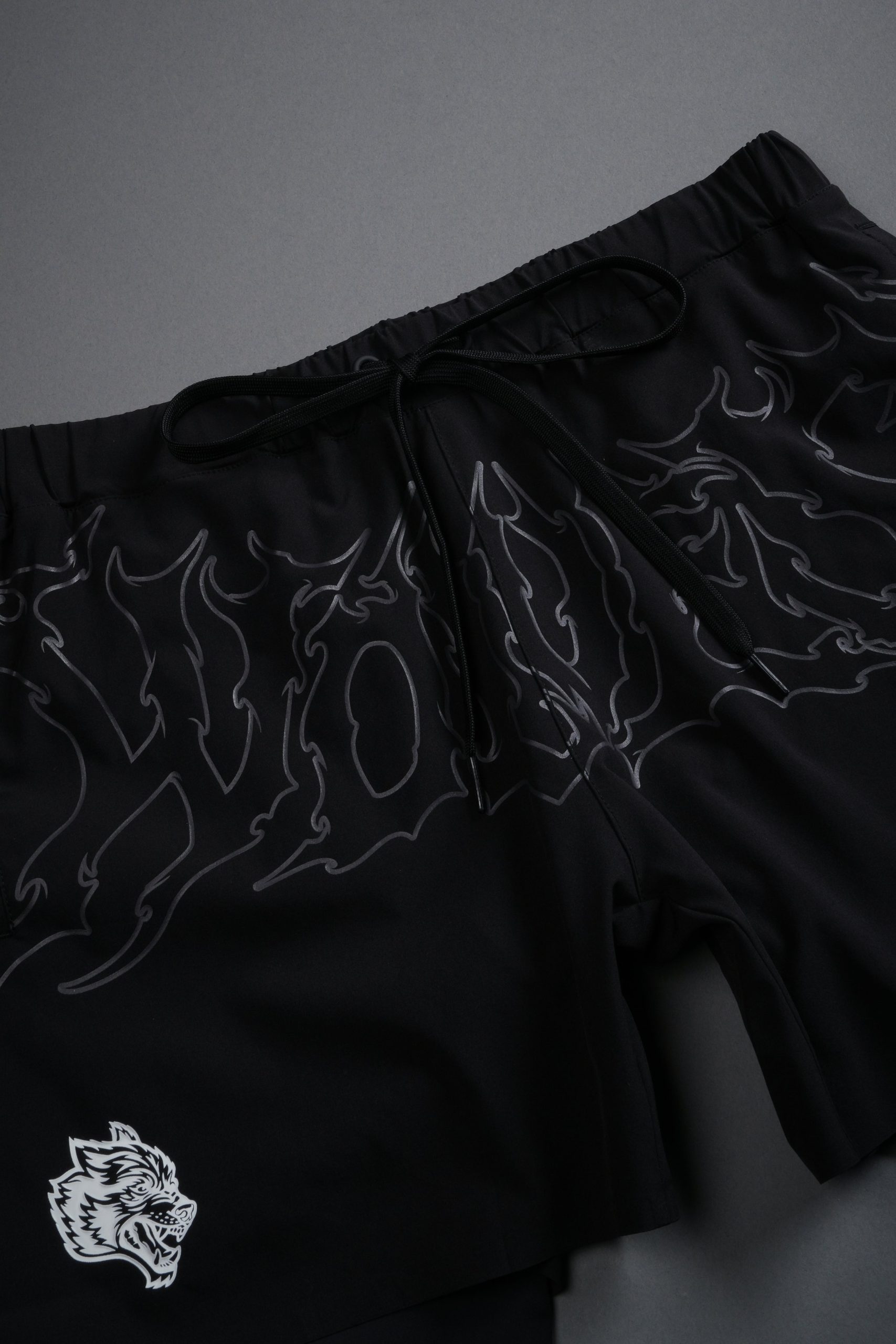 WLVS NFGU Compression Shorts in Black - Image 8