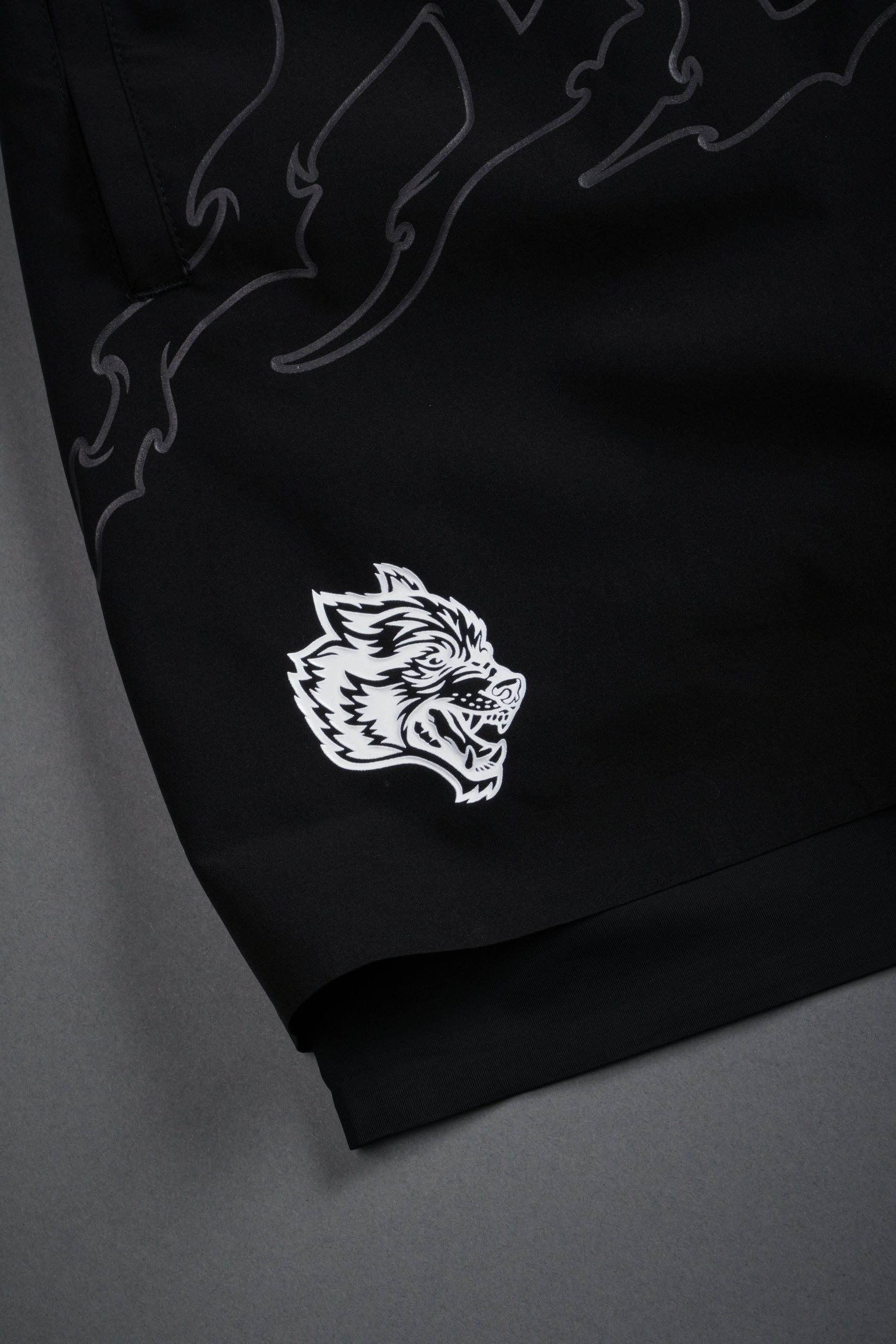 WLVS NFGU Compression Shorts in Black - Image 9