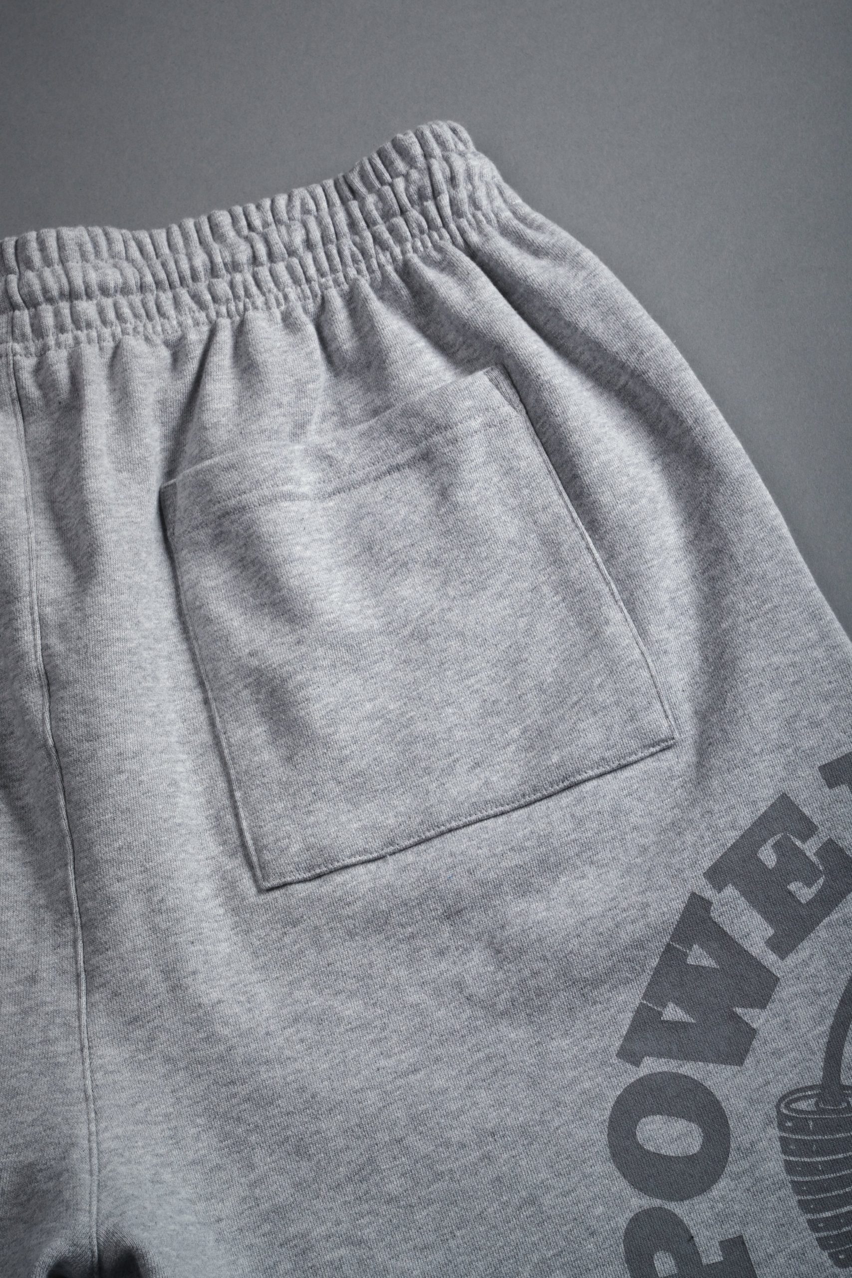 Powerhouse of the Wolves Grunge Brock Sweat Shorts in Light Athletic Gray - Image 11