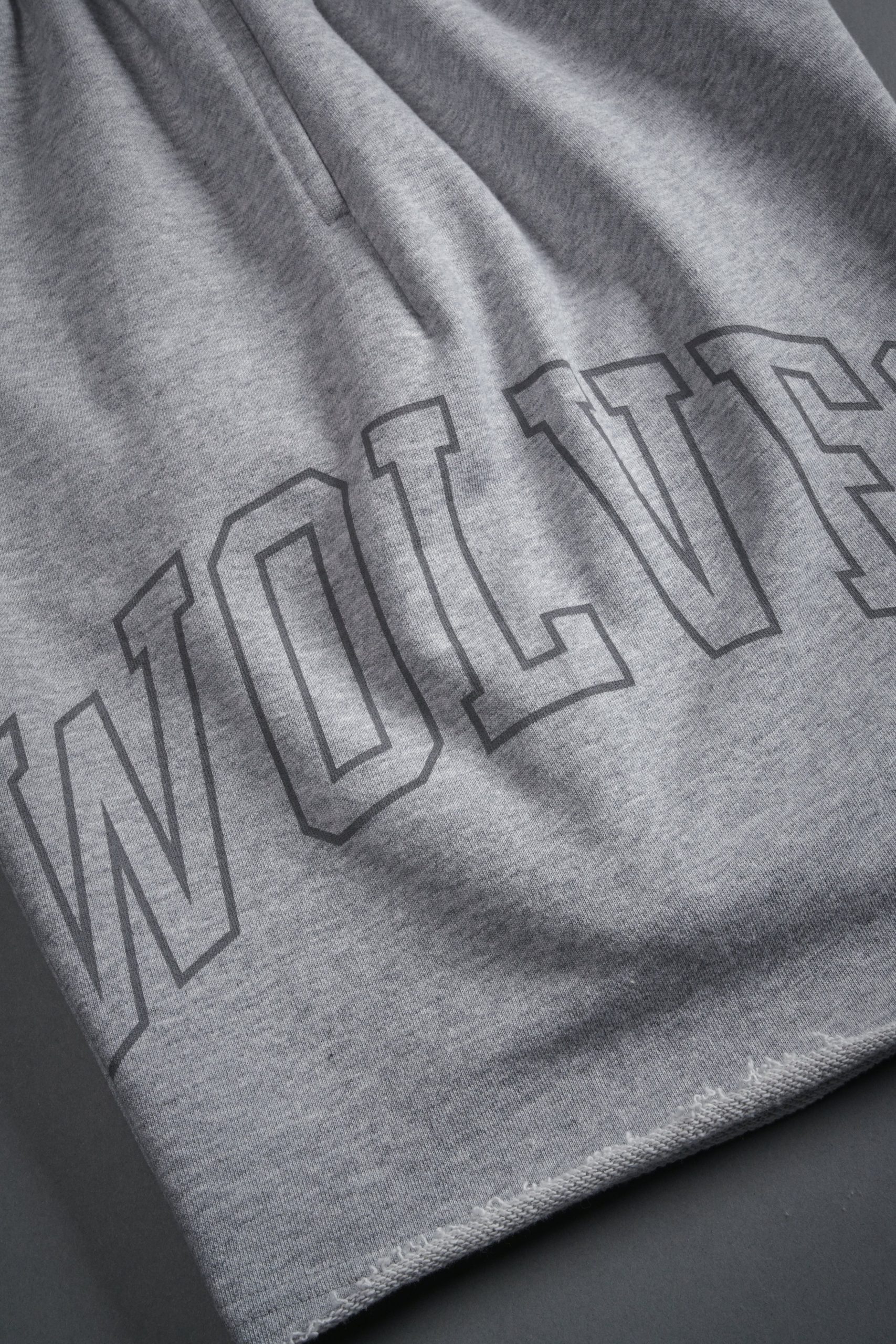 Powerhouse of the Wolves Grunge Brock Sweat Shorts in Light Athletic Gray - Image 13