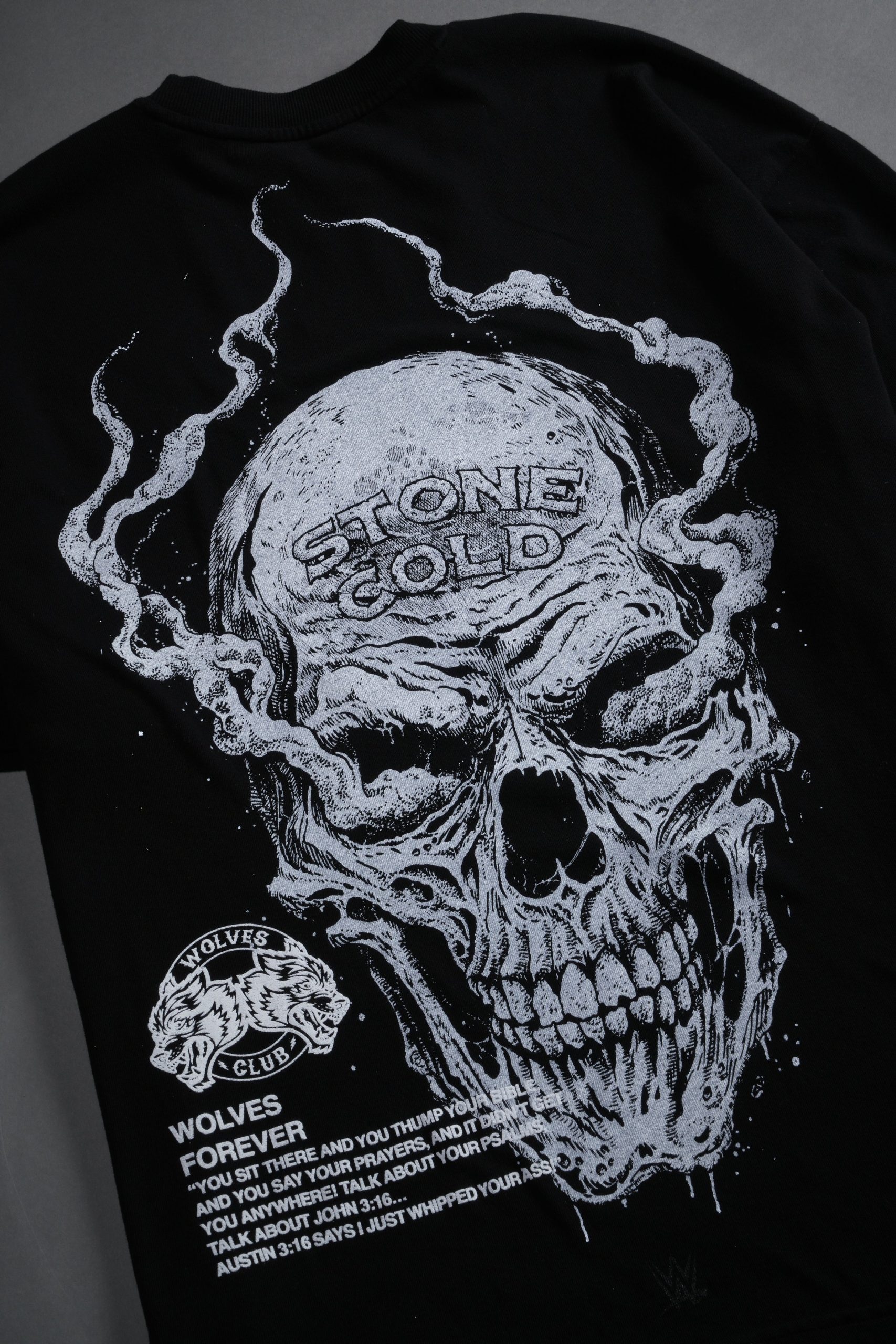 Stone Cold Riddick Premium Oversized Tee in Black - Image 14