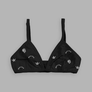 Verona Noir Eva Triangle Bralette in Black